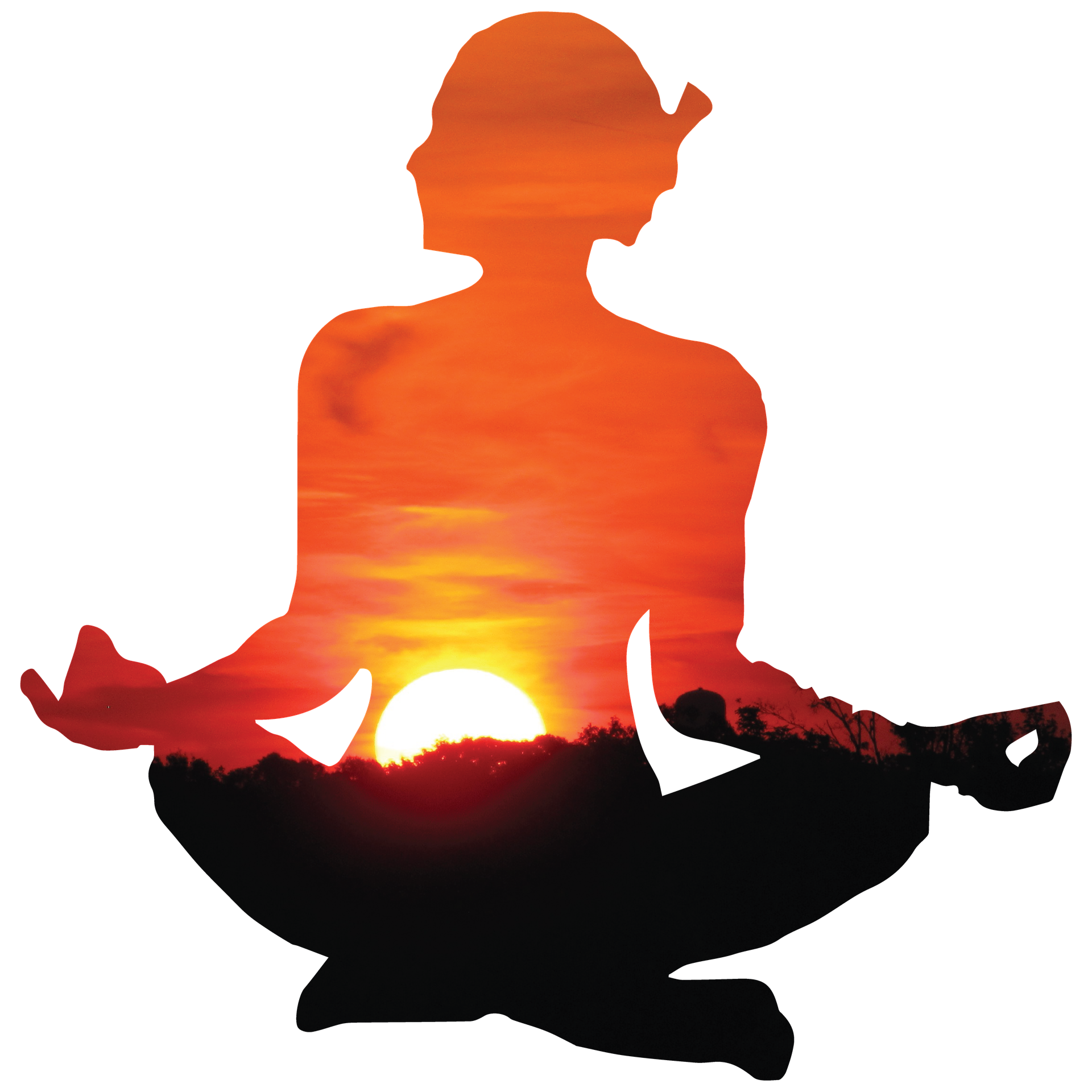 Woman meditating